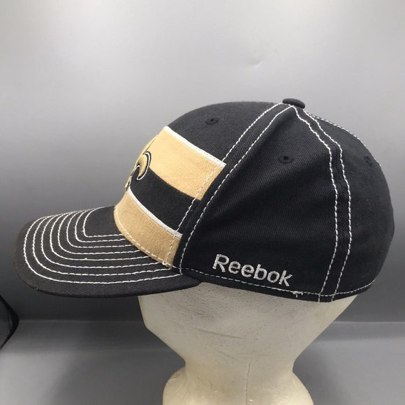 New Orleans Saints Reebok On-Field NFL Equipment Football Hat Flex Fit Sz S/M - Picture 4 of 6
